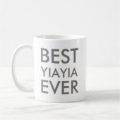 Mug Meilleure yiayia | Cadeau de la Saint-Valentin (Gauche)