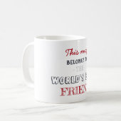 Mug Meilleures Amies (Devant gauche)