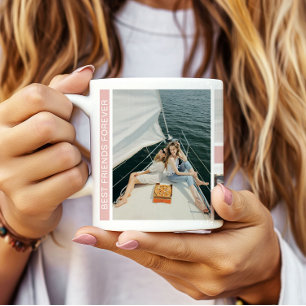 Mug Meilleures Amies Besties 6 Collage de Photos
