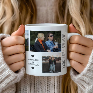 Mug Meilleures Amies Besties 7 Collage Photo