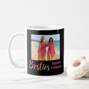 Mug Meilleures Amies Photo Cadeau Personnalisé d'Amiti