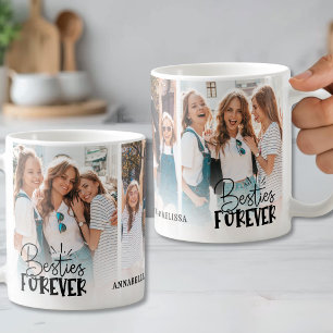 Mug Meilleures Amies Pour Toujours 3 Photos Meilleure
