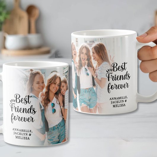 Mug Meilleures Amies Pour Toujours Script 2 Photo