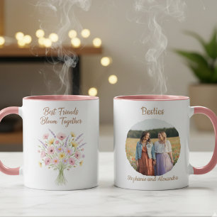 Mug Meilleures amies qui s'épanouissent ensemble Cadea