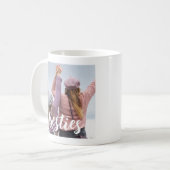 Mug Meilleures Amies Script Amis Cadeau Photo (Devant gauche)