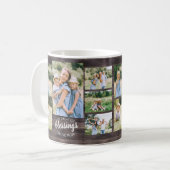 Mug Meilleures Bénédictions Citation 12 Photo Bois rus (Devant gauche)