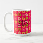 Mug Meilleures Fleurs Mama Rouge Rose (Gauche)
