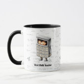 Mug Meilleures formules d'enseignants en mathématiques (Gauche)
