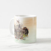Mug Meilleures heures de la journée à la chasse, GSP (Devant gauche)