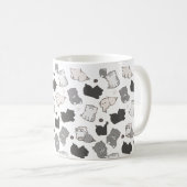 Mug Meilleures mères 💖 cadeaux | 🐾 de chats mignons  (Devant droit)