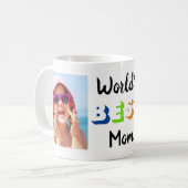 Mug Meilleures photos de maman (Devant gauche)