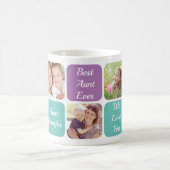 Mug Meilleures photos de tante (Centre)