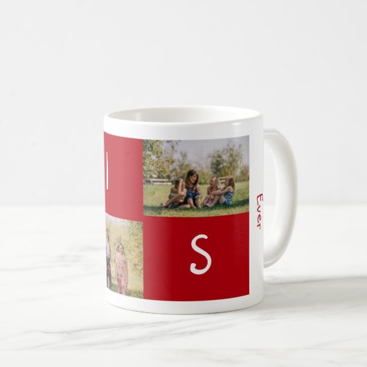 Mug Meilleures soeurs jamais aimer SIS 3 photos person (Devant droit)