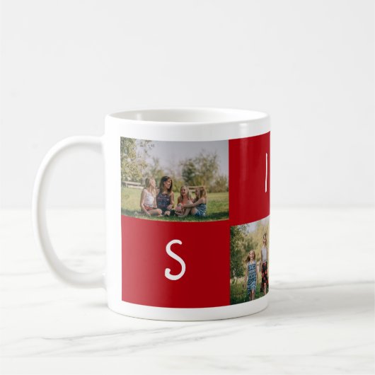 Mug Meilleures soeurs jamais aimer SIS 3 photos person (Gauche)