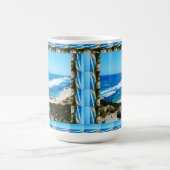 Mug Meilleures vues de plage encadrées, (Centre)