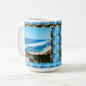 Mug Meilleures vues de plage encadrées, (Devant gauche)