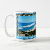 Mug Meilleures vues de plage encadrées, (Gauche)