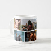Mug Meilleurs amis 7 Collage photo (Devant gauche)