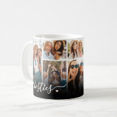 Mug Meilleurs Amis Besties Photo Collage (Devant gauche)