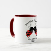Mug Meilleurs amis Besties pour toujours Café de la Da (Devant gauche)