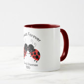 Mug Meilleurs amis Besties pour toujours Café de la Da (Devant droit)