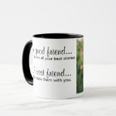 Mug Meilleurs Amis Connaître Toutes Vos Histoires Café (Devant gauche)