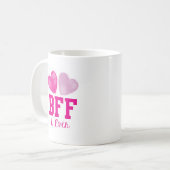 Mug Meilleurs amis de BFF pour toujours (Devant gauche)