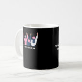 Mug Meilleurs amis ensemble Citation de style positive (Devant gauche)