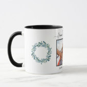 Mug Meilleurs amis eucalyptus vert nom photo scrip (Gauche)