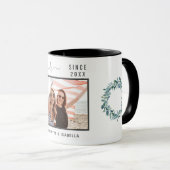 Mug Meilleurs amis eucalyptus vert nom photo scrip (Devant droit)