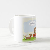 Mug Meilleurs amis Fille Et Chien (Devant gauche)