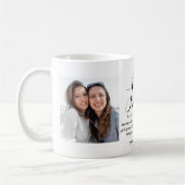 Mug Meilleurs amis Moderne Élégant Script Citation 2 P (Gauche)