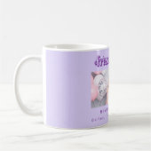 Mug Meilleurs amis noms de photo violet violet violet (Gauche)