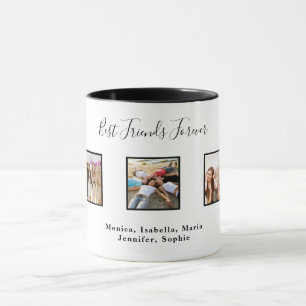 Mug Meilleurs amis pour toujours BFF photos personnali