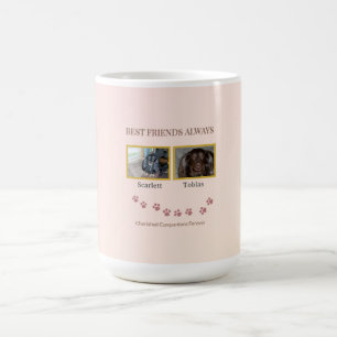 Mug Meilleurs amis pour toujours Empreinte de patte