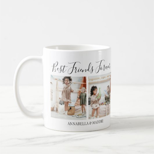 Mug Meilleurs amis pour toujours modernes et personnal (Gauche)