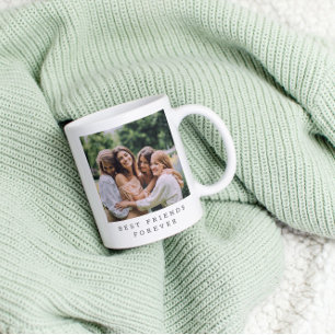 Mug Meilleurs amis pour toujours Photo personnalisée