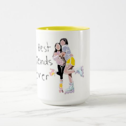 Mug Meilleurs Amis Roller Skate pour toujours (Centre)
