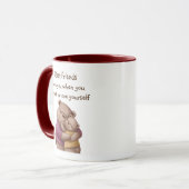 Mug Meilleurs amis Teddy Ours Aimez-vous Inspirationne (Devant gauche)