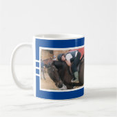 Mug Meilleurs amis toujours cheval photo blanc profond (Gauche)