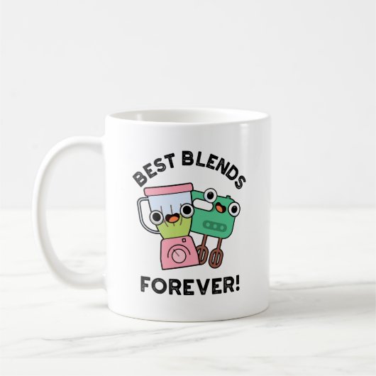 Mug Meilleurs Blends Pour Toujours Drôle Pun BFF (Gauche)