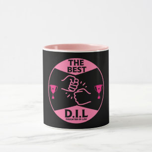 Mug Meilleurs cadeaux de belle-fille+droit