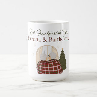 Mug Meilleurs Grands-parents de Noël Personnalisés
