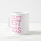 Mug Meilleurs patrons du monde drôle (Devant gauche)