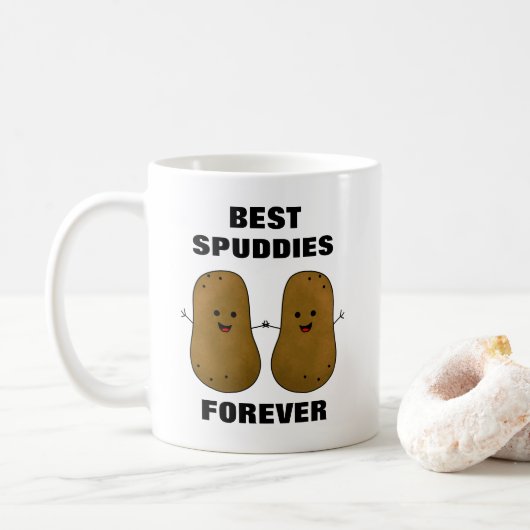 Mug Meilleurs Spuddies pour toujours (Avec donut)