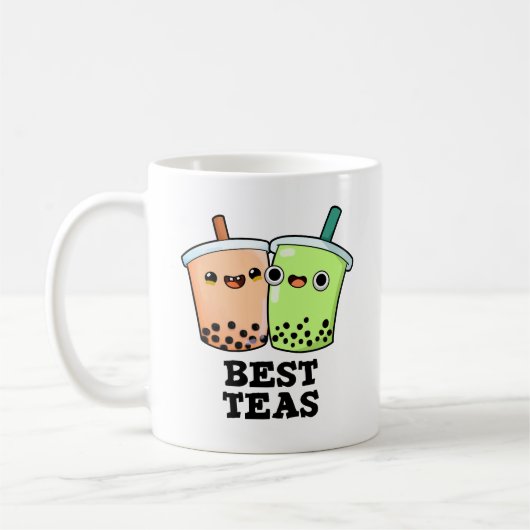 Mug Meilleurs Thés Drôle Besoins Boba Tea Pun (Gauche)