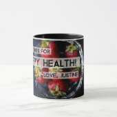 Mug Meilleurs voeux pour la santé heureuse (Centre)