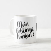 Mug Mein Lieblings Kanton Aargau (Devant gauche)