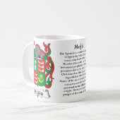 Mug Mejia, l'origine, signification et la crête (Devant gauche)
