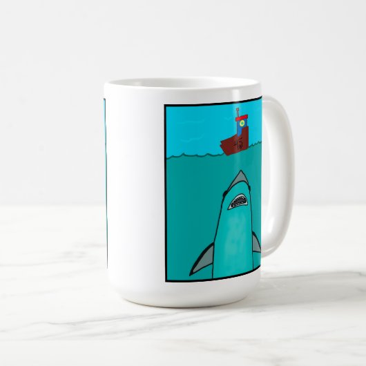 Mug Mel le requin (Devant droit)